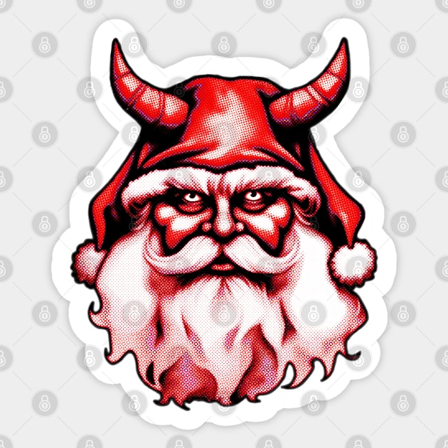 Evil Santa Sticker by ROLLIE MC SCROLLIE